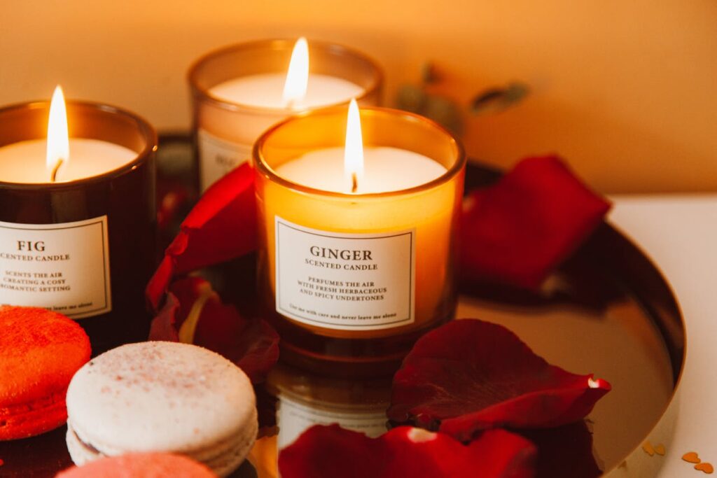 Warm, Scented Candles