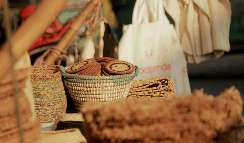 Deep-Storage Baskets with Plastic Liners
