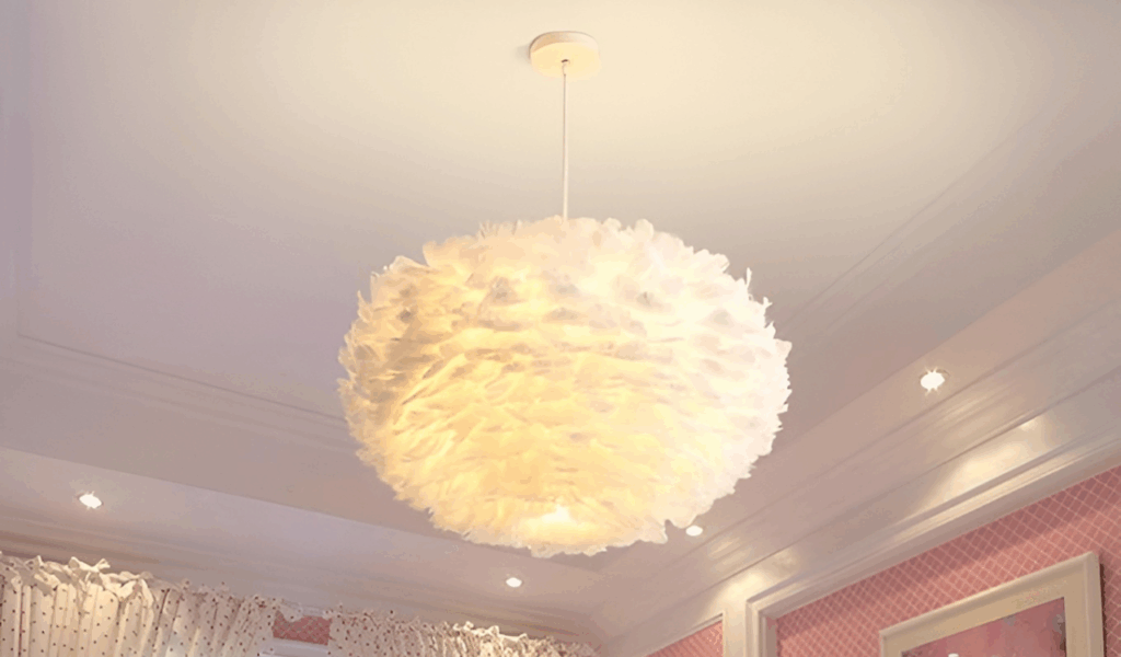 The Battery-Operated Feather Lantern