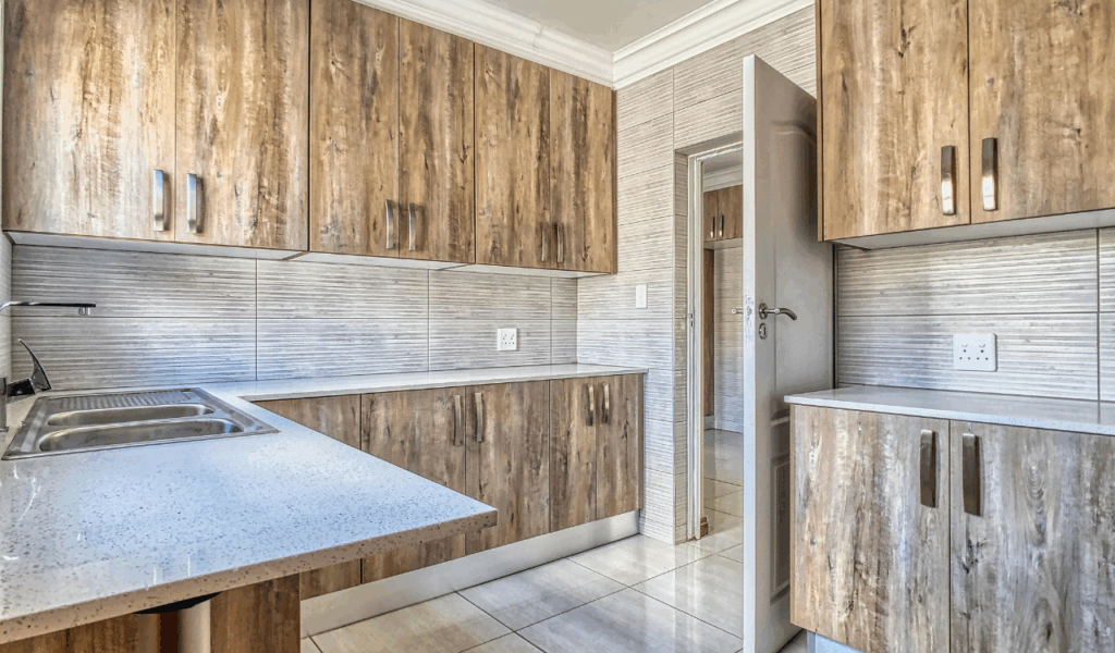 Quartz Countertops with Integrated Sinks