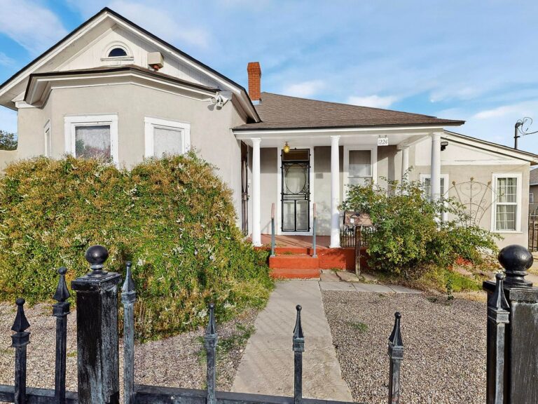 Experience a Historic 1901 Gem in Albuquerque, New Mexico: A Timeless Home with Original Features and an Artist’s Dream Studio