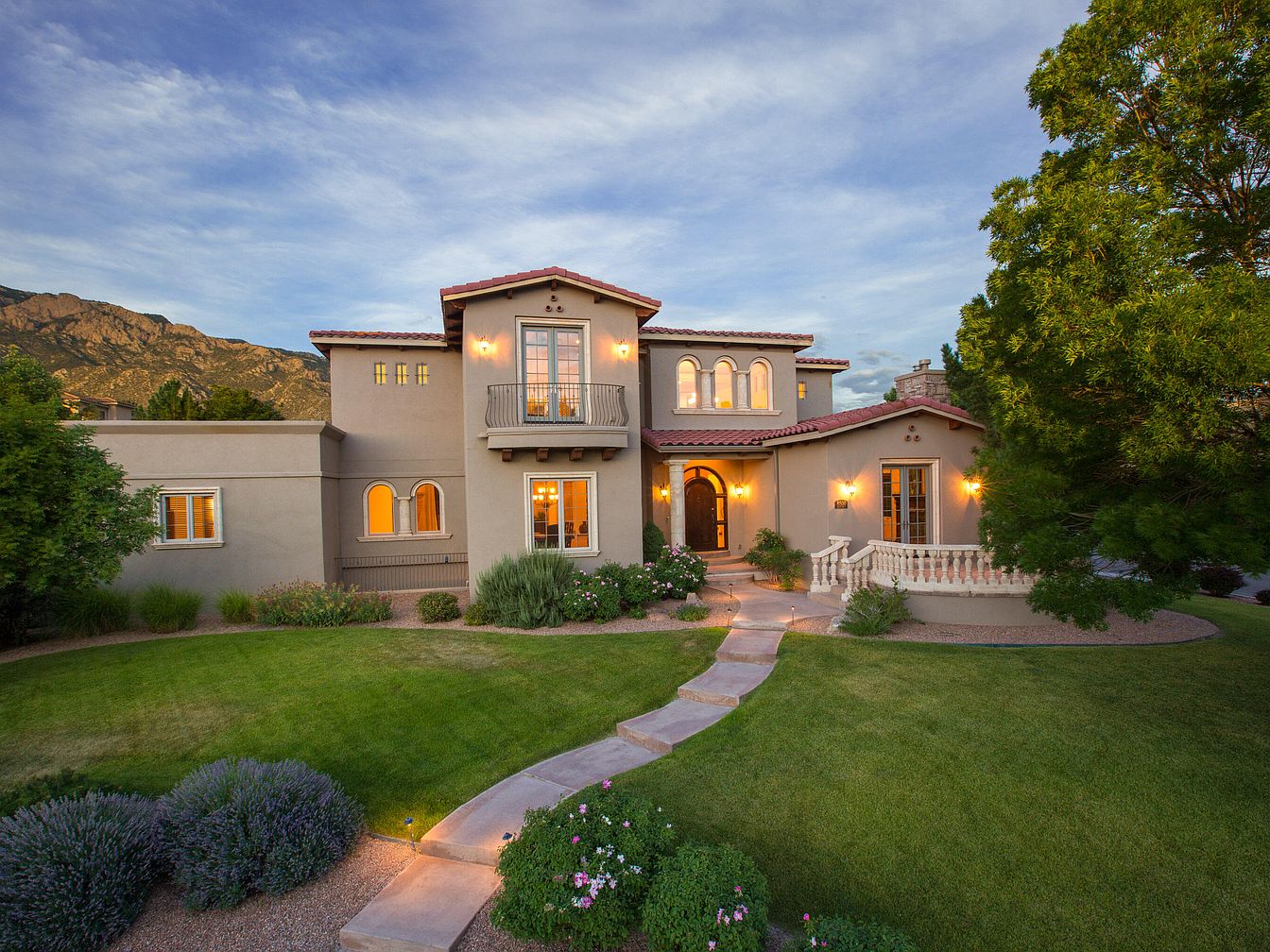 Experience Living in a 2005 Mediterranean in Albuquerque, New Mexico, Featuring Elegant Finishes and Two Primary Suites
