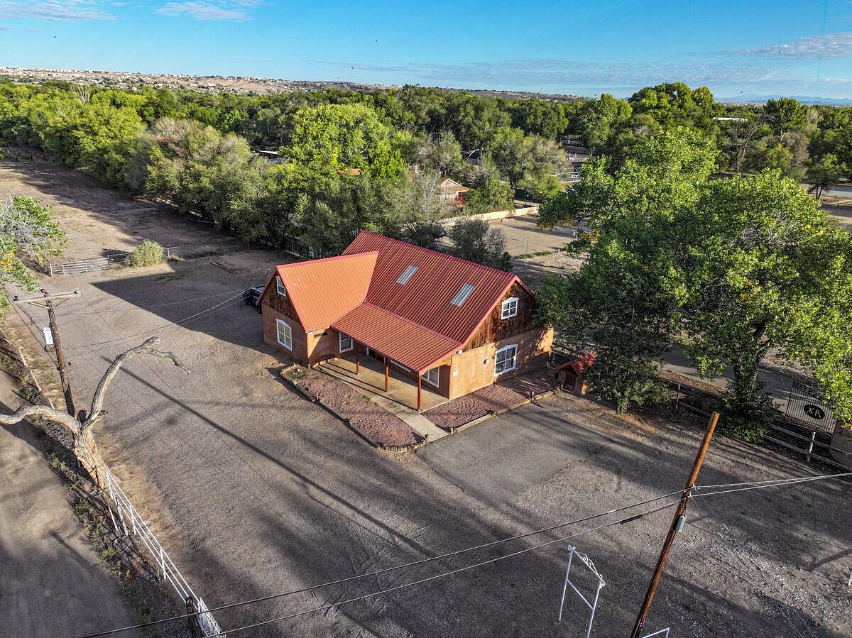 Unique 1901 Equestrian Estate in Corrales, New Mexico, Featuring Handcrafted Adobe Architecture and Legacy by Cleofas Padilla