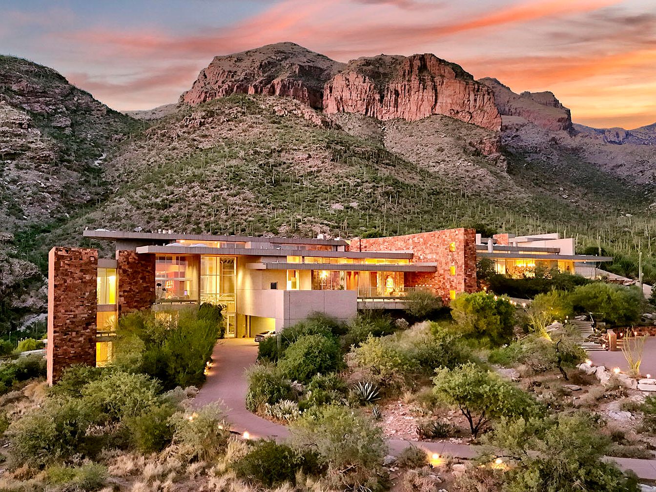 Magnificent $13M Masterpiece in Tucson, Arizona, Set on 6+ Acres with National Forest Views, an Olympic-Sized Gun/Archery Range