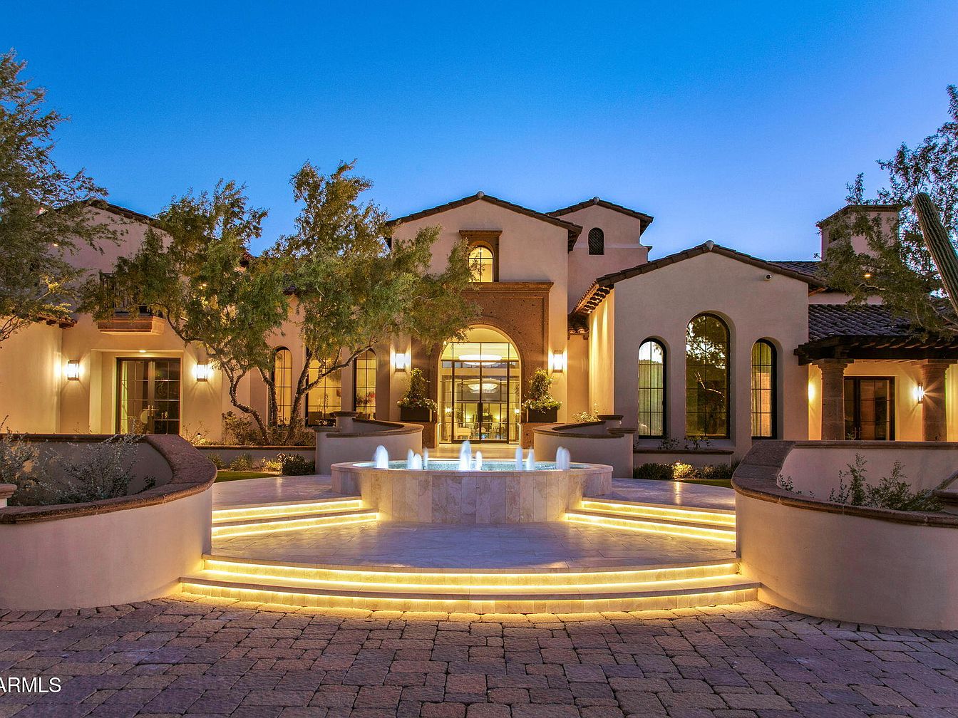 $22M Scottsdale Estate, in Arizona, Featuring 10,248 sq. ft. Ft. Single-Level Design and a Resort-Style Outdoor Kitchen and Pool