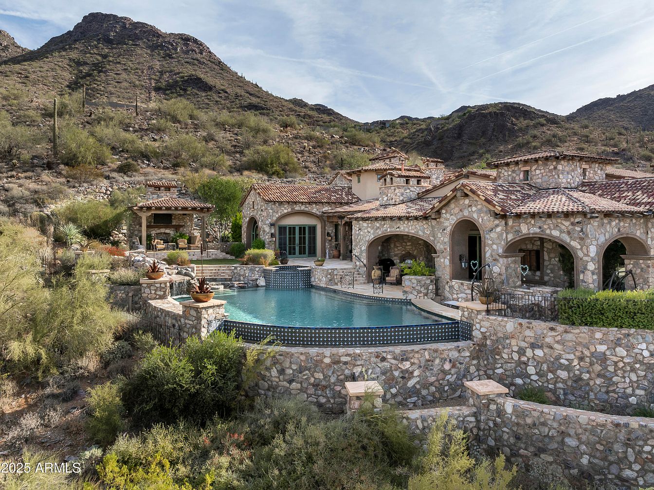 $11M Architectural Masterpiece in Scottsdale, Arizona with Panoramic Mountain Views, Bespoke Finishes, and Outdoor Living Spaces