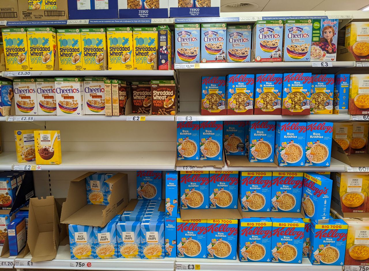 Name-Brand Cereals