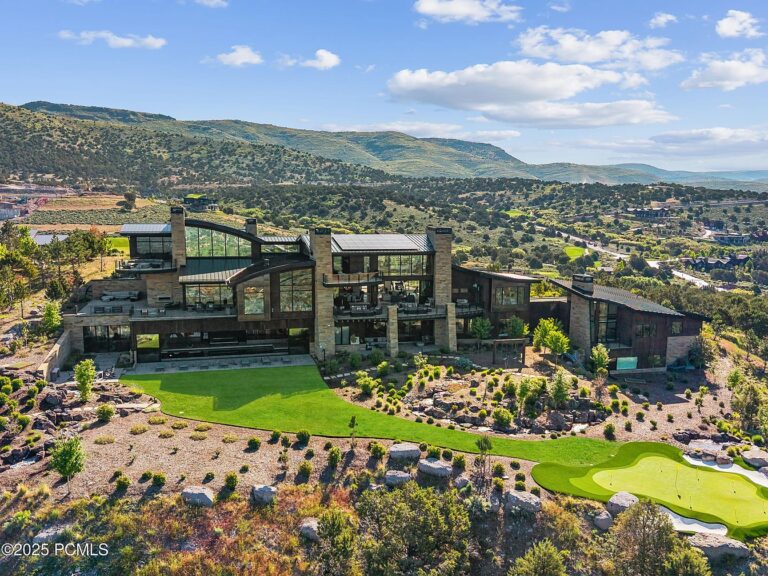 Luxurious $16M Estate Design by Architect Michael Upwall in Heber, Utah, Featuring 11 Bathrooms and a 50-Foot Indoor Pool