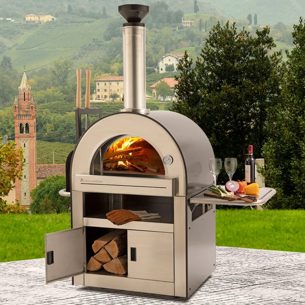 Outdoor pizza ovens