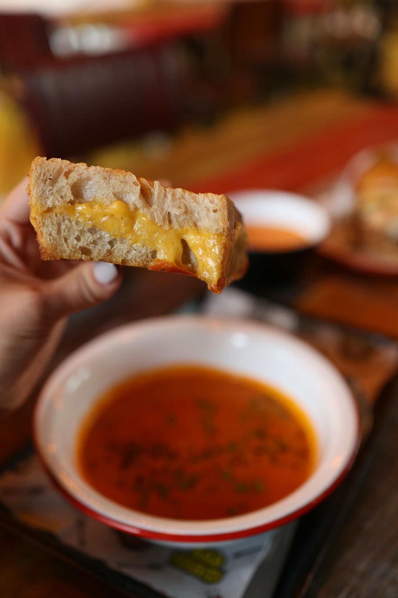 Grilled Cheese and Tomato Soup
