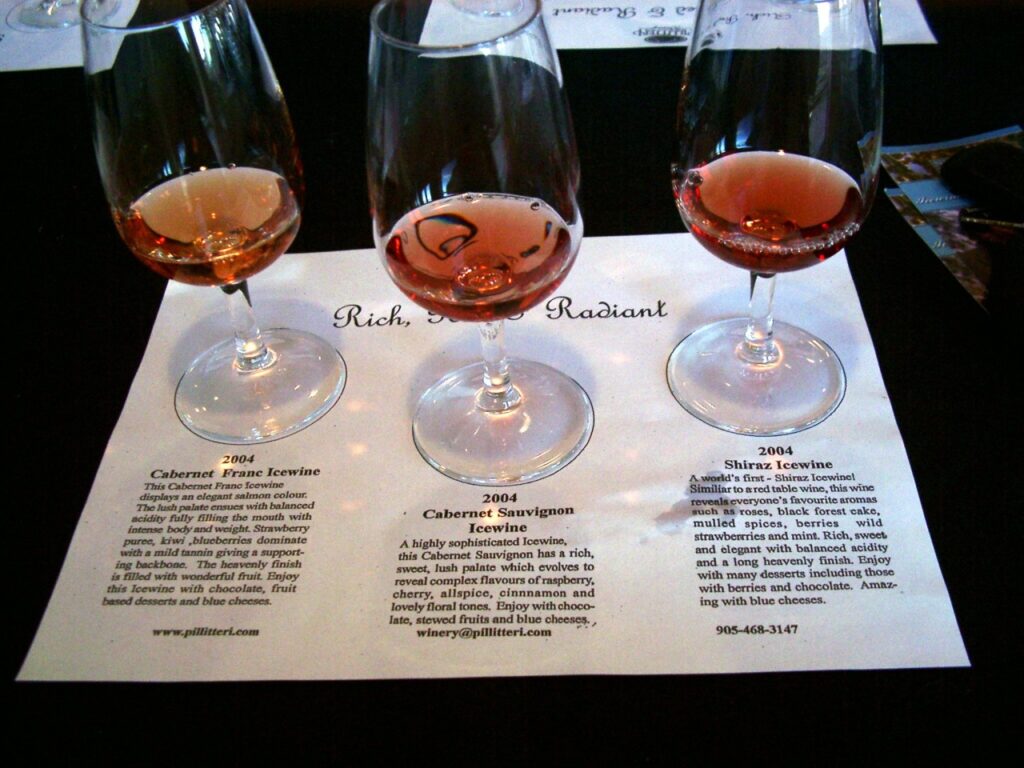 Ice wine mini bottles