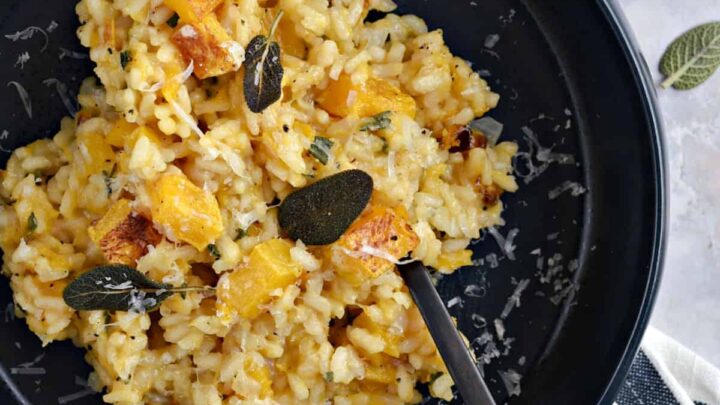 Image for Roasted Butternut Squash Risotto with Crispy Sage