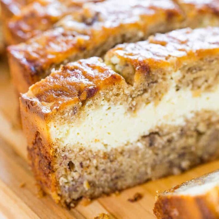 Image for Cream Cheese-Filled Banana Bread