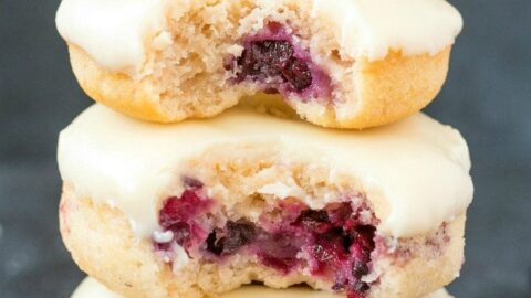 Image for Gluten Free Vegan Blueberry Donuts (Paleo, Keto Option)