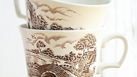 Image for Set of 2 Vintage Country Days Cups from Ridgeway/Staffordshire England